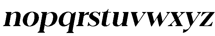Eryndor Semi Bold Slanted Font LOWERCASE