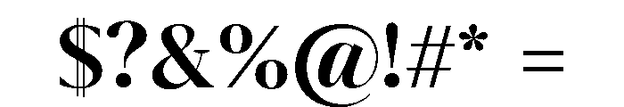 Eryndor Semi Bold Font OTHER CHARS
