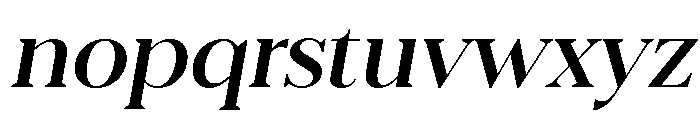 Eryndor Slanted Font LOWERCASE