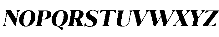 Eryndor Variable Black Italic Font UPPERCASE