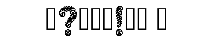 Eryngium Regular Font OTHER CHARS