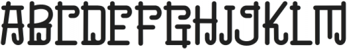 ERAGU Regular otf (400) Font UPPERCASE