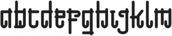 ERAGU Regular otf (400) Font LOWERCASE