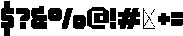 ERASER Regular otf (400) Font OTHER CHARS
