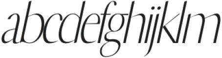 ERICKA Italic otf (400) Font LOWERCASE