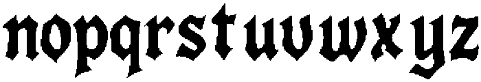 Eragoti Regular otf (400) Font LOWERCASE