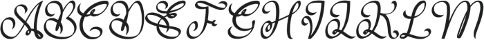 Eralish otf (400) Font UPPERCASE