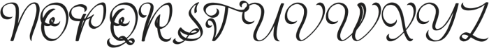 Eralish otf (400) Font UPPERCASE