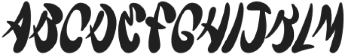 Erascen-Italic otf (400) Font UPPERCASE