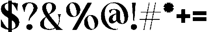 Eregine Regular otf (400) Font OTHER CHARS