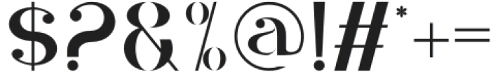 Erifonia Regular otf (400) Font OTHER CHARS