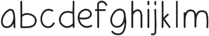 ErinHandSansSemibold ttf (600) Font LOWERCASE