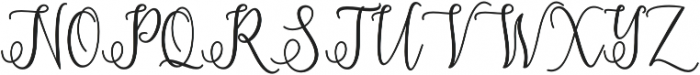 Eritta Script Bold Bold otf (700) Font UPPERCASE