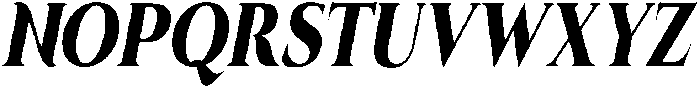 Eritza Black Condensed Italic otf (900) Font UPPERCASE
