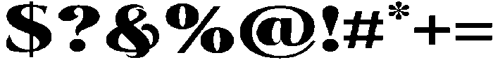 Eritza Black Expanded otf (900) Font OTHER CHARS