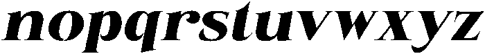 Eritza Black Italic otf (900) Font LOWERCASE