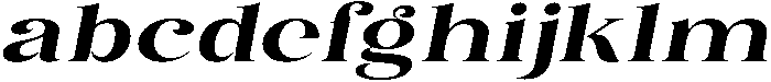 Eritza Bold Expanded Italic otf (700) FONT