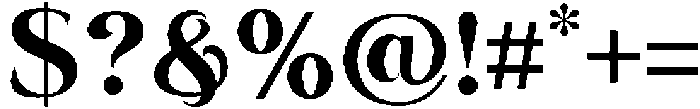 Eritza Bold otf (700) Font OTHER CHARS