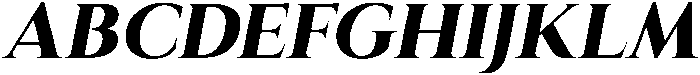 Eritza Extra Bold Italic otf (700) Font UPPERCASE