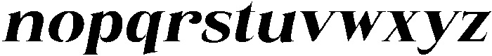 Eritza Extra Bold Italic otf (700) Font LOWERCASE