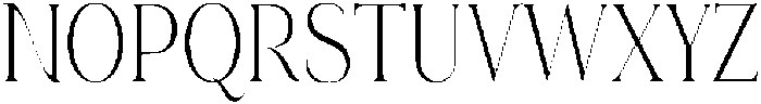 Eritza Light Condensed otf (300) Font UPPERCASE
