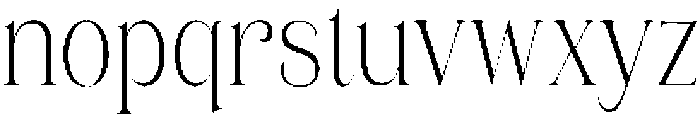 Eritza Light Condensed otf (300) Font LOWERCASE