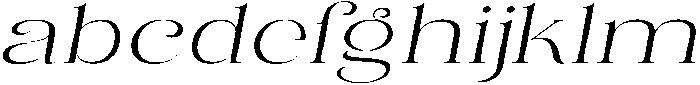 Eritza Light Expanded Italic otf (300) FONT