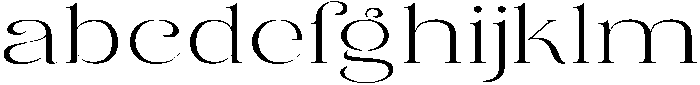 Eritza Light Expanded otf (300) Font LOWERCASE