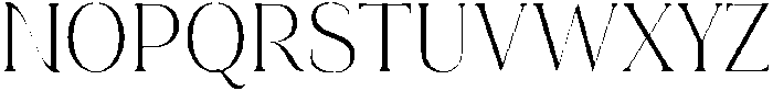 Eritza Light Semi Condensed otf (300) Font UPPERCASE