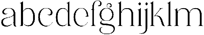 Eritza Light Semi Condensed otf (300) Font LOWERCASE