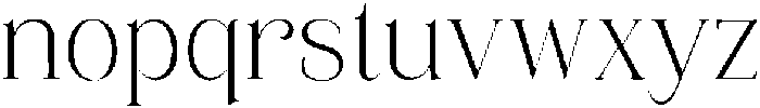 Eritza Light Semi Condensed otf (300) Font LOWERCASE