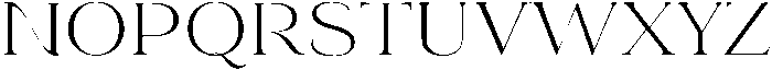 Eritza Light Semi Expanded otf (300) Font UPPERCASE