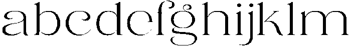 Eritza Light Semi Expanded otf (300) Font LOWERCASE