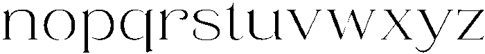 Eritza Light Semi Expanded otf (300) Font LOWERCASE