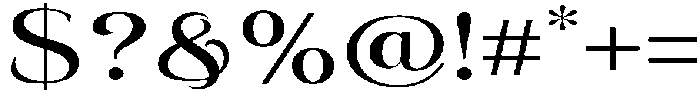 Eritza Medium Expanded otf (500) Font OTHER CHARS