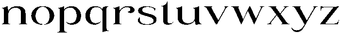 Eritza Medium Expanded otf (500) Font LOWERCASE