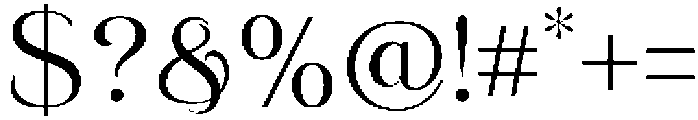 Eritza Regular otf (400) Font OTHER CHARS