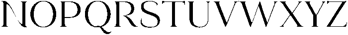 Eritza Regular otf (400) Font UPPERCASE