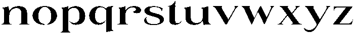 Eritza Semi Bold Expanded otf (600) Font LOWERCASE