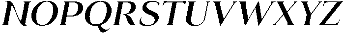 Eritza Semi Bold Italic otf (600) Font UPPERCASE