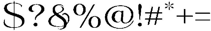 Eritza Semi Expanded otf (400) Font OTHER CHARS