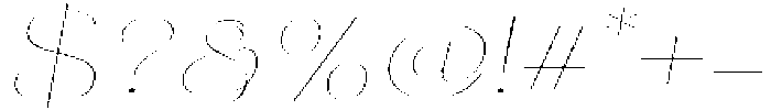 Eritza Thin Expanded Italic otf (100) Font OTHER CHARS