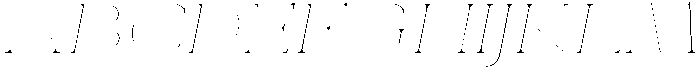 Eritza Thin Expanded Italic otf (100) Font UPPERCASE