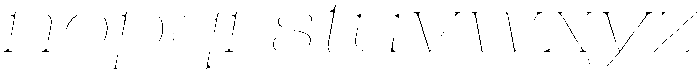 Eritza Thin Expanded Italic otf (100) Font LOWERCASE