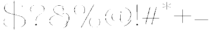Eritza Thin Expanded otf (100) Font OTHER CHARS