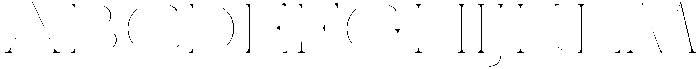 Eritza Thin Expanded otf (100) Font UPPERCASE