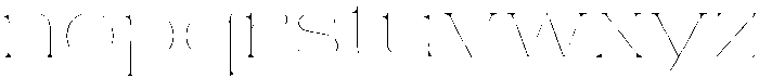 Eritza Thin Expanded otf (100) Font LOWERCASE