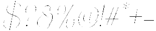 Eritza Thin Semi Condensed Italic otf (100) Font OTHER CHARS
