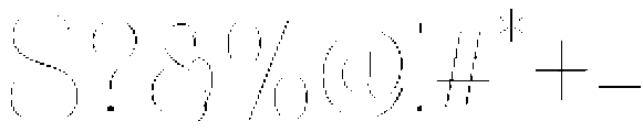 Eritza Thin Semi Condensed otf (100) Font OTHER CHARS
