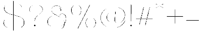 Eritza Thin Semi Expanded otf (100) Font OTHER CHARS
